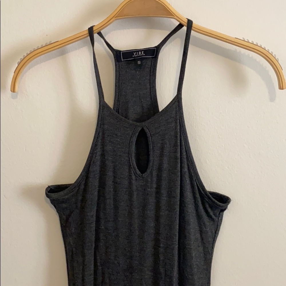 Grey bodycon dress